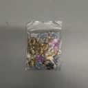 30 pcs Gold Plated Enamel Cherry Blossoms Flower Charms Pendan Cute Small Flower Pendants for Jewelry Making Kit Bracelet Necklace Earrings Keychain DIY Crafts Crafting (Color)