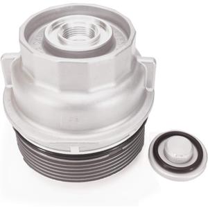 Oil Filter Housing Cap Assembly 15620-31060 For Toyota Camry Tundra RAV4 4Runner Tacoma Highlander Sienna Venza Avalon Fj Cruiser, Oil Filter Housing Cover 2010 2011 2012 2013 2014 2015 2016 2017 2018