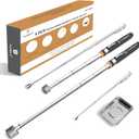 Mulwark 5 pcs Telescoping Magnetic Pickup Tool with Strong Pull Force: Non-Slip Extendable Magnet Pickup Tool: Telescopic Magnetic Pick-Up Tool with Extra Strong Magnet (Small)