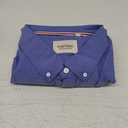 Alimens & Gentle Mens Solid Oxford Shirt Long Sleeve Dress Shirt Work Casual Button Down Shirts with Pocket 5XL Blue