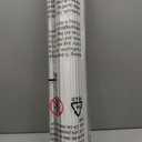 LazBlinds No Drill Roman Shades, Blackout, 32" W x 64" H, Natural