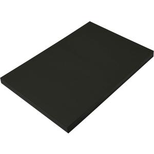 Prang (Formerly SunWorks) Construction Paper, Black, 12" x 18", 100 Sheets