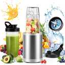 Smoothie Blender 1300W Blenders for Kitchen Portable Personal Blender for Shakes and Smoothies with 2 * 27Oz To-Go Cups & Lids Ice Crushing Smoothies Maker&Frozen Drinks Countertop Mixer Large