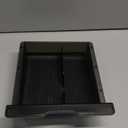 JVMA Center Console Organizer for Tesla Model Y 2024 2023 2022 2021 and Model 3 2021-2023 Accessories with Backlight Transparent Smooth Slide 3 Carbon Edition Upgrade