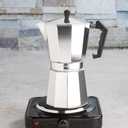 Primula Classic Stovetop Espresso and Coffee Maker, Moka Pot for Italian and Cuban Caf Brewing, Greca Coffee Maker, Cafeteras, 12 Espresso Cups, Silver