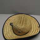 Straw Hat for Men & Women |Lifeguard Hat, Beach Hat & Sun Hat | Wide Brim for Sun Protection | One Size | Solid Black XL | Hemlock