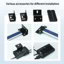 Digital Readout Linear,0-300mm/12'' Magnetic Linear Scale,Large LCD Readout Scale for Milling Machine