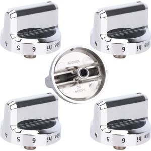 5304502763 Stove Knobs Replacement for Frigidaire Stove Replaces PS11724147 AP5984069 - Only Compatible with Frigidaire Gas Range/Oven/Stove Knobs 5 Pack