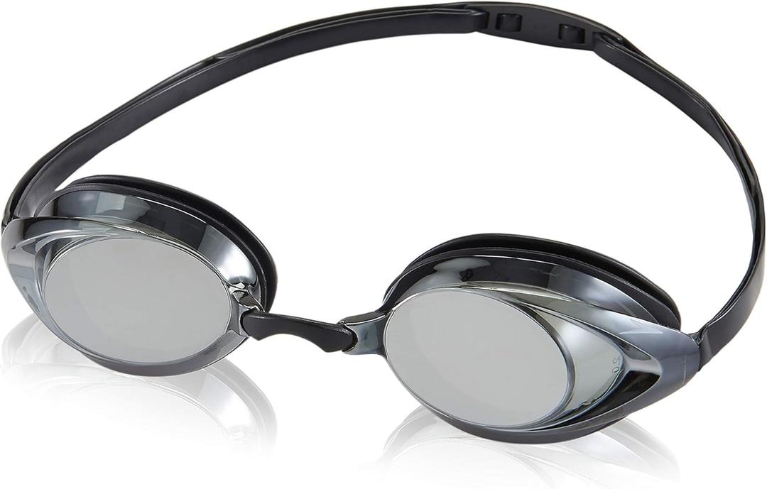 Speedo Unisex-Adult Swim Goggles Optical Vanquisher 2.0 (-4, Mirrored Smoke)