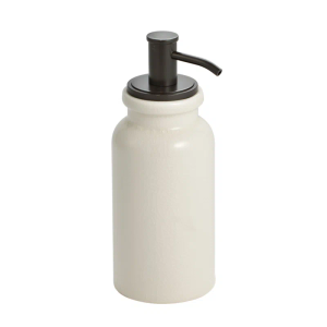 Dispenser for Bathroom Vanity or Kitchen Countertop-Set of 2-Cream/Bronze Westport Soap Pump