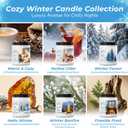 Winter Candle Set | 6 Pack Christmas Scented Candles for Home - Holiday Soy Candle Gift Set for Women Men, Aromatherapy Candles Scents of Hello Winter/Forest/Cider/Warm/Fireside/Bonfire