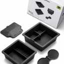 4Pcs for Tesla New Model 3/Y Juniper/Highland Non-Slide Center Console Organizer Tray Interior Accessories 2024/2025/2026,Hidden Storage Box,Cup Holder & Armrest Drawer Organizer