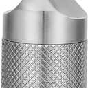 Titanium Keychain Pill Holder Waterproof Lightweight Portable Pocket Mini Pill Case for Emergency Medicine Travel Fits Daily Purse Wallet Small Pill Box Containers (Large)