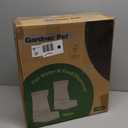 Automatic Pets Gravity Feeder and Water Dispenser Set, 1Gallon x 2 Stainless Steel Food Feeder and Waterer, 100% BPA-Free Water Bowl Dispenser for Small&Medium Dogs, Cats, Puppies(White)