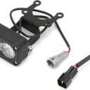 motoparty Upgrade Headlight Kit Fits for Talaria Sting R MX4 Sur-Ron Segway X260, with Adapter Harness, 20W 6000-6500K Upgrade Motorcycle Lights Bars Led Headlamp 3 Inch