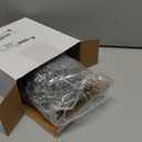 102 Pieces T Post Wire Clips Fence Wire Twister for T Post Clips Galvanized Steel Fence Wire Tensioning Tool for Fixing Fence Wire Clip Garden Farm Highway Sport Fences