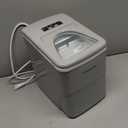 Frigidaire EFIC108-Silver Compact Ice Maker, Counter-top Portable, 26 lb per Day, Silver