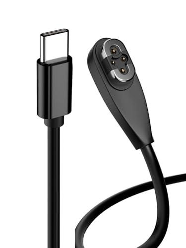 gudxfj USB C to Shokz S710 Cable Compatible with Shokz OpenSwim Pro S710 Bone Sound Conduction Headphones Charging Cable Type-c to 4Pin Magnetic Charger Cord Black 1 Pack 3.3ft