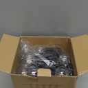 Outdoor String Lights 60 Feet G40 Globe Patio Lights with 32 Edison Shatterproof Bulbs(2 Spare), Waterproof Connectable Hanging Christmas Light for Backyard Porch Balcony Party Xmas Decor (Black - LED)