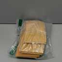 FireKylin 100 Pcs Paper Bags Resealable bags 3.9" x 5.9" Zipper Food Storage Bags, Stand Up, with Matte Window, Reusable, Sealable, for Packaging Products (Brown)