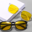 2 pack 99% Blue Light Glasses Men Woman, Computer Gaming Glasses Men, Blue Ray Filtering Amber Lens Anti Eye Strain 