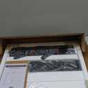 TokeShimi 14 x 18 Recessed Medicine Cabinet, Assembly Required, Black Bathroom Medicine Cabinet with Mirror, Stepless Adjustable Shelves, Tempered Glass, Beveled Aluminum Frame