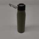 Small Water Bottle, Dusgut Insulated Water Bottle, Stainless Steel, Wide Mouth Portable Lid, 17 oz, Army Green (17 Ounces)