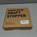 Door Draft Stopper, 32Ft Cuttable Door Sweep for Exterior Interior Doors,Weather Stripping, Block Draft Dust, Noise Insulation,Draft Guard 2" W x 32' L