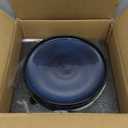 vicrays Ceramic Salad Plates Set - Porcelain 8 Inch Flat Dessert Appetizer Plate for Lunch Home Party Restaurant - Scratch Resistant Microwave Oven and Dishwasher Safe - Set of 6 (Blue)