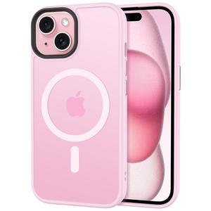 CACOE Magnetic Case for iPhone 15 6.1 inch, Pink Pack of 5