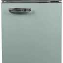 Frigidaire EFR753 Retro Apartment Size Refrigerator with Top Freezer - 2 Door Fridge with 7.5 Cu Ft of Storage Capacity, Adjustable Spill-Proof Shelves, Door & Crisper Bins, Mint