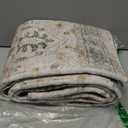 Madane Washable Runner Rug - 2x6 Rug Runners for Hallways 6 Foot Non Slip Vintage Kitchen Runner Rug Ultra-Thin Bathroom Runner Rugs Carpet Laundry Room Bedroom (2x6ft, Light Taupe Brown)