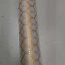 Cooyes Shelf and Drawer Liners for Kitchen Cabinets, Non Adhesive Cabinet Liner, EVA Waterproof Durable Non-Slip Drawer Mats for Shelves, Fridge, Storage, Kitchen Cupboards  Modern Pattern (23.6"W x 236"L, Amber)