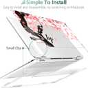Premium Crystal Clear Case for HP Envy x360 16-inch 2-in-1 Laptop 2024 Release, Creative Patterns Ultra-Slim Lightweight Scratch-Resistant Hard Shell with Professional Protection, Cherry Blossoms