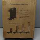 Folding Hand Truck Lightweight Hand Truck Dolly Foldable,Luggage cart with 4 Rotate Wheels, Utility Cart with Adjustable Handle,Collapsible Dolly for Moving (Black)