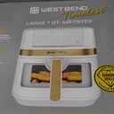 Westbend Timeless 7-quart Air Fryer - White/Gold