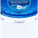 Cryspool 09028 Filter Compatible with CC100, Clean & Clear CCRP100, R173215, Predator-100, Posi-Clear PXCRP 100, PAP100, C-9410,FC-0686, 100 Sq. Ft Pool Filter Cartridge, 1 Pack