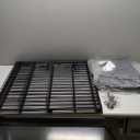 PETIME Foldable Metal Dog Exercise Pen/Pet Puppy Playpen Kennels Yard Fence Indoor/Outdoor 8 Panel 24" W x 24" H with Bottom Pad (with Bottom pad, 8 Panels 24" H)