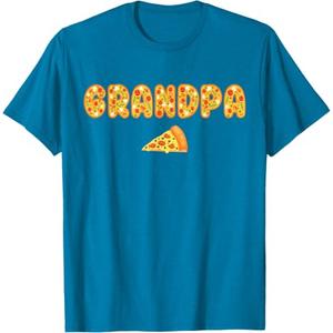 Grandpa Grandma Matching Birthday Squad Crew Pizza Family T-Shirt, XXL