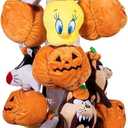 Looney Tunes for Pets Bugs Bunny, Tweety Bird, Tasmanian Devil, Sylvester Halloween Plush Dog Toy 12pc Clipstrip | 6 Inch Small Squeaky Dog Toys from Plush Dog Chew Toys, (FF16895)