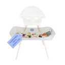 CATCHY - Food Catcher - Compatible with Stokke Clikk High Chair + 11 Other High Chairs - Highchair Sold Separately - Baby & Toddler Food & Mess Catcher - Under High Chair Accessory (White)