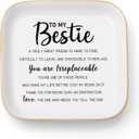 Best Friend Birthday Gifts Jewelry Dish, Friendship Gifts Bestie Gifts for Women, Valentines Day Gifts for Friends Female