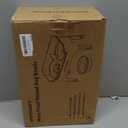 URPOWER Mess Proof Slow Feeder Dog Bowls 4 Height Adjustable Elevated Bowl Stand with 2 Stainless Steel Dog Bowls and 1 Slow Feeder Non-Slip Food and Water Bowl Set for Small and Medium Dogs