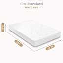 Delta Children Twinkle Galaxy Limited 4-inch Mini Crib Mattress - Premium Sustainably Sourced Fiber Core - Waterproof - GREENGUARD Gold Certified (Non-Toxic)