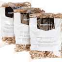 Amazon Basics Rubber Bands, Office Supplies, Size 64 (1/4"), 320 Bands/1 lb Pack, 3-Pack, Tan