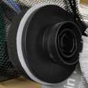 Electric Spin Scrubber, Cordless Cleaning Brush with 8 Brush Heads, IPX7 Waterproof LED Display, Adjustable Extension Handle Shower Scrubber for Bathroom Floor Tub Tile (White & Black)