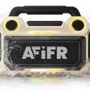 Outdoor Bluetooth Speaker, 160W Loud Bass! Rugged, IP67 Waterproof, 24H Playtime with Lights, Wireless TWS Pairing Portable Speakers for Party, Outsides, Travel, Beach, Garage (Canyon Dust) (Desert Yellow)