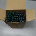 SURAIELEC 50 PCS Christmas Light Stakes, 9.5" Tall Stakes for C7 C9 Christmas Lights Outdoor, Univeral Plastic Light Stakes for Yard, Holiday Decorations, Pathway, Driveway, Lawn, Green