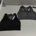Double Couple Women Racerback Sports Bras for Women High Impact Workout Yoga Gym Fitness Bra, M