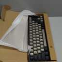 65% Gaming Keyboard, Wired Backlit Mini Keyboard, Ultra-Compact Anti-Ghosting No-Conflict 68 Keys Membrane Gaming Wired Keyboard for PC Laptop Windows Gamer (Grey-Black)